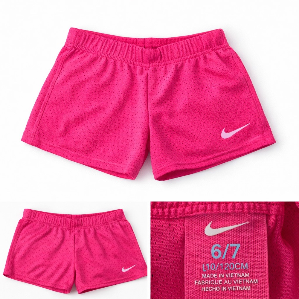 🌷Nike Kids Bright Pink Sports Shorts